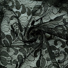 Гипюр "Узоры" с люрексом 3110, черный, 75-80 г/м², 150 см фото №1