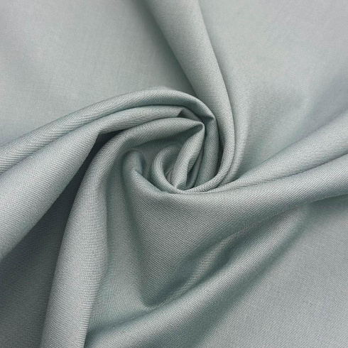 Костюмная однотонная 001, серо-мятный, 130 г/м², 150 см