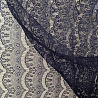 Гипюр стрейч "Реснички" XH-3101, темно-синий, 55 г/м², 150 см фото № 6