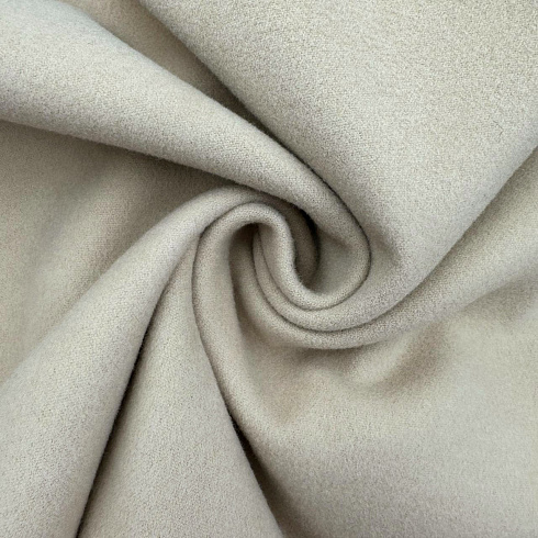 Пальтово-костюмная ткань (кашемир), бежевый, 150 см, 300 г/м²