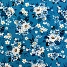 Ниагара принт "Цветы" N1948, голубой, белый, 150 см, 110 г/м² фото № 4