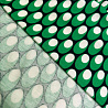 Трикотаж джерси принт "Горошки" D049, зеленый, белый, 270 г/м², 150 см фото № 3