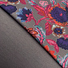 Трикотаж джерси принт "Цветы" LMP1630, серый, бордовый, 150 см, 270 г/м² фото № 2