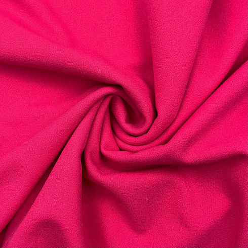 Трикотаж креп однотонный TX195 розовый, 150 см, 220 г/м²