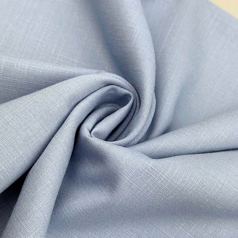Костюмная однотонная 16037, голубой, 180 г/м², 150 см