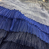 Сетка плиссе 2528 Col.1, синий, голубой, 180 г/м², 85 см фото №1