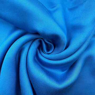 Вискоза-сатин однотонная, ярко-голубой, 110 г/м², 150 см