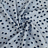 Ниагара принт "Квадратики" N0635 голубой, темно-синий, 150 см, 110 г/м² фото №1