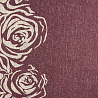 Трикотаж сандра купон "Цветы" 41432 D551 бордовый, серый фото № 4