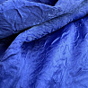 Сатин-креш стрейтч, синий, 120 г/м², 150 см фото № 2