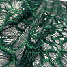 Гипюр B194, темно-зеленый, малахитовый, 135 г/м², 150 см фото № 2