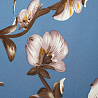 Костюмная Барби B19208 принт "Цветы", серо-голубой, коричневый 200 г/м², 150 см фото № 2