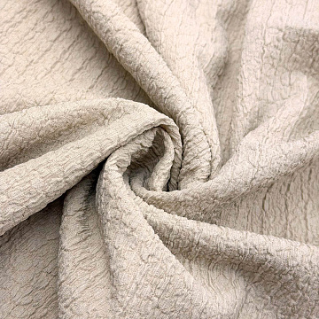 Трикотаж "Жатка" TX618 бежевый, 150 см, 170 г/м²