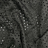 Трикотаж эластан (скуба) с перфорацией S11016, черный, 150 см, 270 г/м² фото № 3