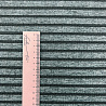 Трикотаж сандра "Полоска" TRX116 бирюзовый, черный, 150 см, 270 г/м² фото № 4