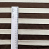 Трикотаж- вискоза "Полоска", бежевый, коричневый, 150 см, 270 г/м² фото № 4