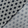 Вискоза-твил "Геометрические узоры" GR-021, темно-синий, белый, 110 г/м², 150 см фото № 3