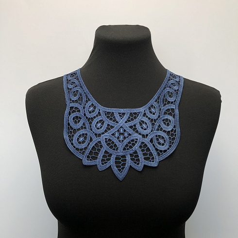 Воротник декоративный G268-42, джинсовый