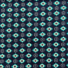 Трикотаж креп "Узоры" D03162 темно-синий, циановый, 150 см, 270 г/м² фото № 4