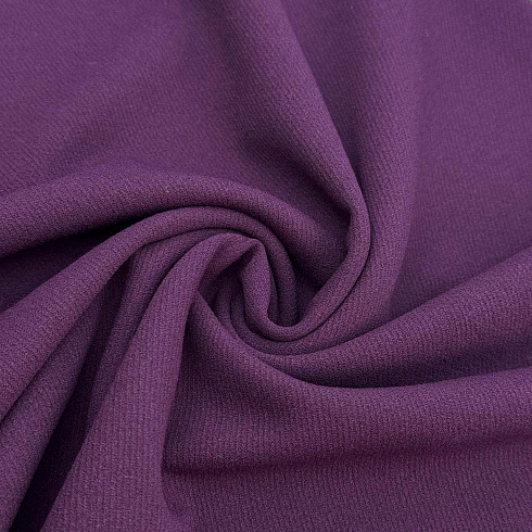 Трикотаж твил однотонный TX182-1 темно-фиолетовый, 150 см, 230 г/м²