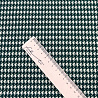 Трикотаж жаккард принт "Гусиная лапка" JC6289 изумрудный, белый, 155 см, 215 г/м² фото № 5