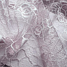 Гипюр с нейлоном "Цветочки" B232, розовый, белый, 150 см, 135 г/м² фото № 2