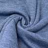 Трикотаж  меланжевый голубой T-190268, 150 см, 260 г/м² фото №1
