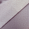 Сатин (атлас) принт "Геометрия" D1 бледно-розовый, белый, 100 г/м², 150 см фото № 4