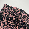 Трикотаж "Оттоман" принт кружевной OTP428 черный, пыльно-розовый, 150 см, 270 г/м² фото № 2