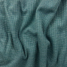 Трикотаж однотонный "Вафля" сине-зеленый, 150 см, 300 г/м² фото № 4