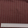Плательная ткань в полоску CEY156Q красно-коричневый, белый, 150 см, 180 г/м² фото № 4