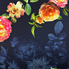 Трикотаж джерси принт "Цветы" F027791 Col.1 темно-синий, розовый, 150 см, 270 г/м² фото № 4