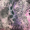 Трикотаж масло набивное "Леопард" CH-40 сиренево-розовый, серый, 150 см, 200 г/м² фото № 4