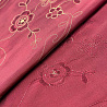 Тафта с металлической вышивкой D1А, пунцовый, золотой, 90 г/м², 150 см фото № 3