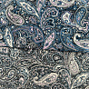 Ниагара принт "Огурцы" D15, синий, белый, 150 см, 110 г/м² фото № 3