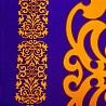 Трикотаж "Оттоман" принт узор D036 Col.5, фиолетовый, оранжевый, 150 см, 270 г/м² фото № 4