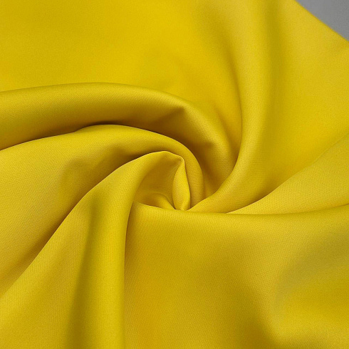 Костюмная однотонная W10L048, желтый, 127 г/м², 150 см