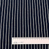 Трикотаж жаккард принт "Полоска" TH944 темно-синий, белый, 150 см, 260 г/м² фото № 4