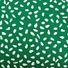 Вискоза принт "Горошек" CF43430, зеленый, белый, 95 г/м², 145 см фото № 4