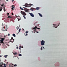 Вискоза (штапель) принт двухсторонний бордюр "Цветы" 9819 молочный, грязно-розовый, 110 г/м², 150 см фото № 5