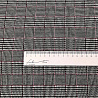 Трикотаж жаккард принт "Гленчек" 6106L-2 черный, бордовый, 155 см, 215 г/м² фото № 4
