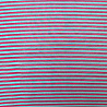 Шифон принт "Полоска" D62, розовый, голубой, 70 г/м², 150 см фото № 4