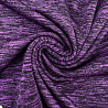 Трикотаж масло набивное "Меланж" MIS014 фиолетовый, черный, 150 см, 170 г/м² фото №1