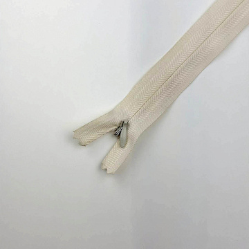 Молния потайная 30 см, молочный