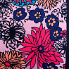 Трикотаж джерси принт "Цветы" D110, светло-сиреневый, розовый, 270 г/м², 150 см фото № 5