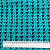 Трикотаж жаккард JC2310, бирюзовый, темно-синий, 150 см, 210 г/м² фото № 3
