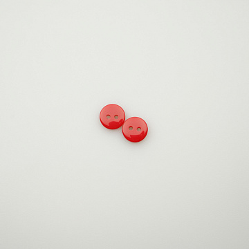 Пуговица 10 L18, D.1,1 см (уп.500 шт.) красный