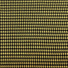 Трикотаж жаккард принт "Гусиная лапка" JC6289 черный, горчица, 155 см, 215 г/м² фото № 5