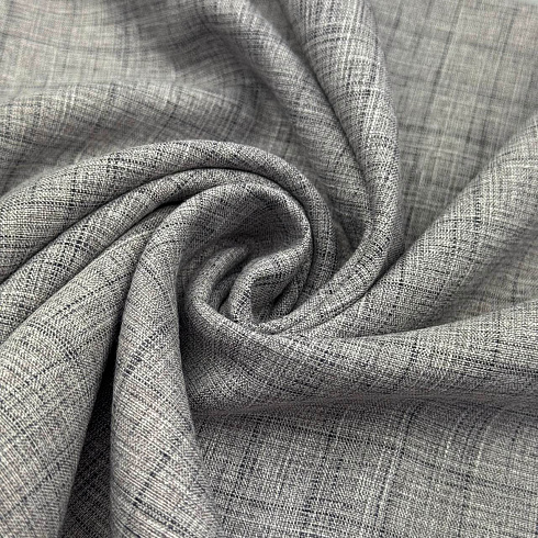 Костюмная клетка 2042, серо-коричневый, 150 см, 180 г/м²