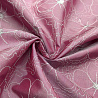 Тафта с металлической вышивкой, розовый, серебряный, 90 г/м², 150 см фото №1